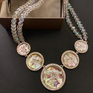 Kirks Folly -Glorious Seaview Watermoon Necklace - Crystal Dream - Mystical Moon